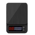Kitchen Coffee Scale with Timer 5kg/0.1g with Touch Screen Display