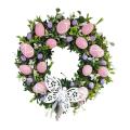 Easter Bunny Wreath Decoration Easter Wreath Front Door Decor (a)