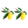 6 / Pcs Lemon Napkin Ring Napkin Ring Table Decoration Silver