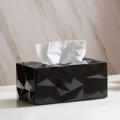 Tissue Box Nordic Tissue Box Napkin Toilet Paper Holder Case-black