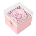 Eternal Rose Floral Necklace Box Valentine's Day Gift for Wedding B