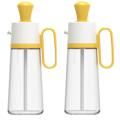 3 In 1 Olive Oil Dispenser Bottle with Brush, for Cooking,bbq,yellow