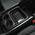Car Armrest Box Pad Sticker for Dodge Ram 2018-2022 ,carbon Fiber