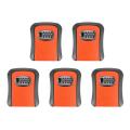 Orange Password Key Lock Box Wall Mounted Zinc Alloy Key Box