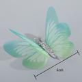 20 Pcs Double-layer Three-dimensional Butterfly 6cm Color Butterfly