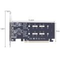 1 Piece Of Nvme to Pci-e Expansion Card M.2 to Desktop Graphics Card