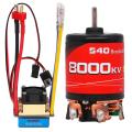 Baggee 540 55t/8000kv Waterproof Brushed Motor with 60a/320a Esc