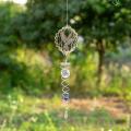 3d Metal Stainless Steel Wind Chimes Spiral Phoenix Tail (kingfisher)