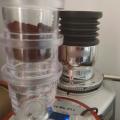 58.4mm Dosing Ring Brewing Bowls Coffee Mug Powder Feeder Tank Clear