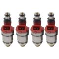 4pcs Fuel Injectors for Nissan Pickup 2.4l 1995 D21 2.4l 1990-1994