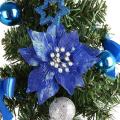 10pcs Christmas House Decor Small Christmas Tree Ornaments (blue)
