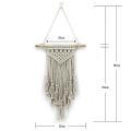 Macrame Wall Hanging Hand Woven Bohemian Tapestry with Tassel