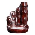 Ceramic Incense Burners Backflow Incense Burner Home Decor Red