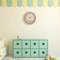 Silent Non Ticking Kids Wall Clock, Battery Colorful Decorative Clock