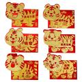 Red Packet Money Bag Gilding Red Envelopes Mix Styles, Type 1