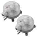 2x Air Differential Pressure Switch 30-300pa 1k-5kpa Adjustable