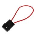 30a Wire In-line Fuse Holder Block Black Red for Car Boat Truck 20pcs