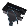 Car Central Control Armrest Box Storage Box Organizer Holder(blue)