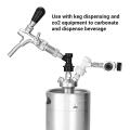 Mini Keg Dispenser,stainless Steel Double Ball Lock Mini Keg Spear