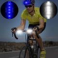 6 Pcs Front and Rear Bicycle Light Bike Light Waterproof Bike Light,c