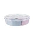 Candy Nut Serving Container, Appetizer Tray with Lid,multi Sectional
