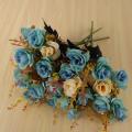 4 Bunches Of Artificial Flowers, for Wedding, Home Office and Party
