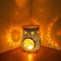 Mosaic Glass Oil Burner Tealight Candle Wax Melter Warmer Candle C