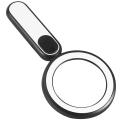 Magnifying Glass with Light,3x Handheld Large Magnifying,black