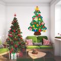 Diy Felt Christmas Tree Set for Kids with Ornaments