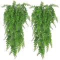 2 Pack Artificial Hanging Plants Fake Ivy Leaves Wall Decoration