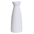 White Ceramic Vase, for Decorative Dried Flowers for Dining Table