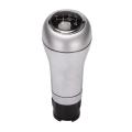 6 Speed Car Gear Shift Knob Shifter Lever Gaiter Boot Cover Silver