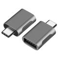 Usb C to Usb Adapter 2 Pack for Macbook Type-c Devices(silver)
