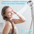 Shower Head Pressure Increase Shower Head with 1.5m Hose Silver