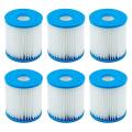 6 Pcs Pool Filter Cartridges Type H Replacement Swimming Pool Filter