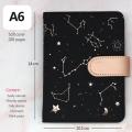2022 Planner Notebook Undated Starry Sky A6 Diary Planner, Black