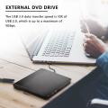 External Cd Dvd Drive with Case Usb 3.0 for Macbook Air Pro Laptop Pc