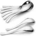 8 Pack Soup Spoons, Stainless Steel Soup Spoons, Thick Heavy-weight