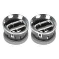 2pc for Ford Dash Vent Air Outlet Dashboard Ac Heater Air Vent Chrome