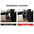 Car Side Air Conditioning Vent Outlet Cover Trim Stickers (black)