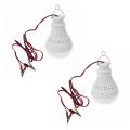 2x E27 12w Led Emergency Light Bulb Hunting Outdoor Lamps Dc 12v