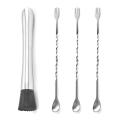 Cocktail Muddler & Mixing Spoon Set,for Make Mojito Mint Juleps Drink