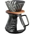 Coffee Obsidian Diamond Hand-brewed Coffee Sharing Pot Filter Cup ,c