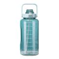 2l Large Capacity Transparent Water Bottle with Bounce Cover Time D