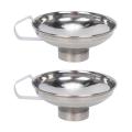 Stainless Steel Filter Food Pickles Funnel Kitchen Gadgets Cooking