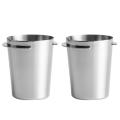 Stainless Steel Dosing Cup Coffee Sniffing Mug Powder(54mm Silver)