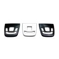 Car Glossy Black Interior Front Reading Light Lamp Cover Trim Sticker