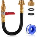 Rv Winterizing Kit Sprinkler Blowout Adapter,with Blow Shut Off