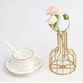 Transparent Glass Vase Home Decoration for Small Flowers Living Room