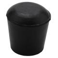 30 Pcs Rubber Cone Shape Desk Feet Protector Chair Leg Tip Pad Black